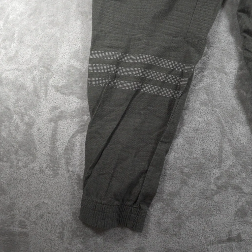 Adidas Jogger Pants Mens XXL Tapered Elastic Waist Ankle Zip Y2K Skater Woven